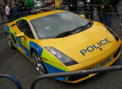 Ironically, police in the UK - where Senior Constable Michael Brent is originally from - are sometimes given Lamborghini Gallardoes to drive.