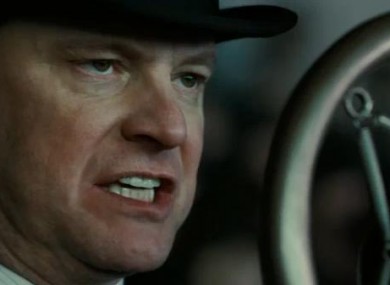 Screengrab of Colin Firth in The King's Speech