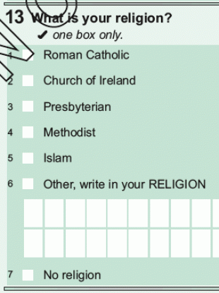 Atheist Ireland will ask Irish people to resist the habit of ticking the 'Roman Catholic' box on the Census if they no longer believe in the faith.