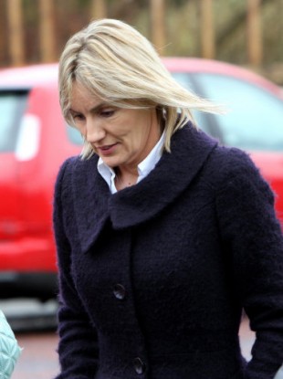 Hazel Stewart leaving court in Coleraine last week.