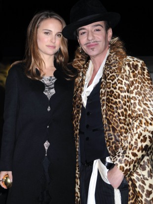 Natalie Portman and John Galliano