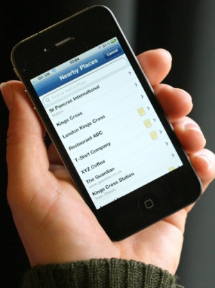 New jobs partly attributed to the growth in popularity of smartphones, like the iPhone, pictured.