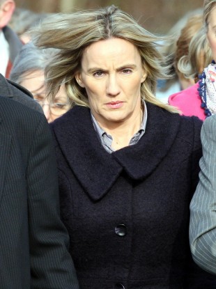 Hazel Stewart arriving at court on Tuesday