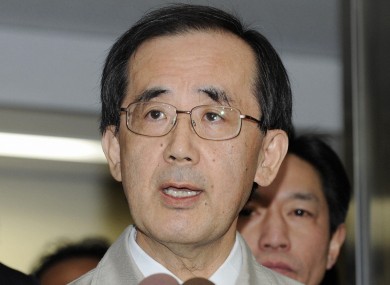 Bank of Japan governor Masaaki Shirakawa speaks to reporters after the G7 economies moved to devalue the yen.