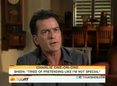 Charlie Sheen gave another interview to NBC