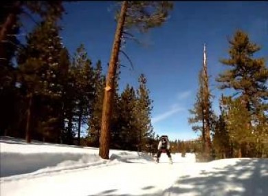 Cross country skiing just got a lot more fun