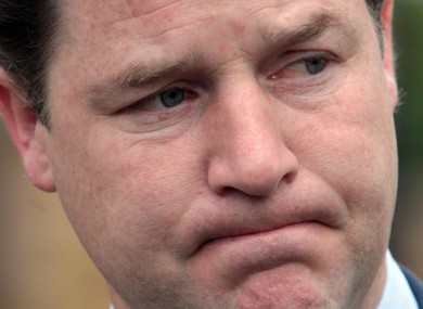Liberal Democrat leader Nick Clegg admitted he was disappointed with his party's disastrous performance in the UK's assembly and council elections.