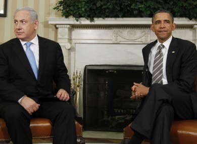 Benjamin Netanyahu and Barack Obama on Friday.