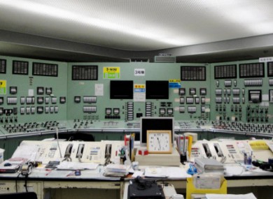 Handout photo dated 22 March 2011 of the control room for Unit 3 at the Fukushima plant.