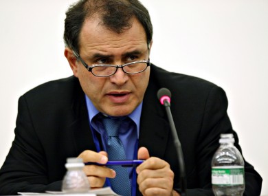 Roubini became famous after predicting the crash in the US economy
