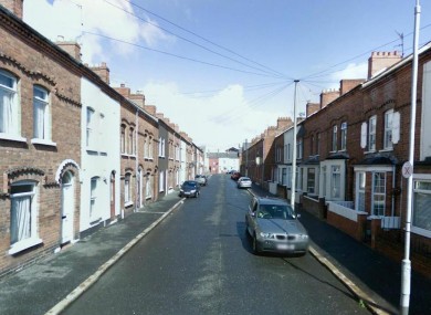Hawthorn Street in west Belfast.