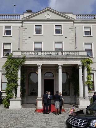 Farmleigh House, the site of recent discussions between the Taoiseach and the US president, will today host the North-South talks.