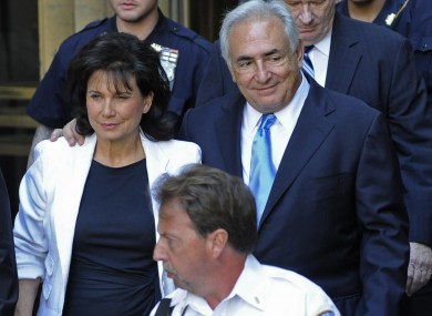 Dominique Strauss-Kahn and his wife Anne Sinclair recently.
