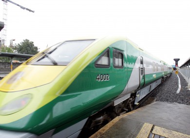 An Irish Rail train. File photo.