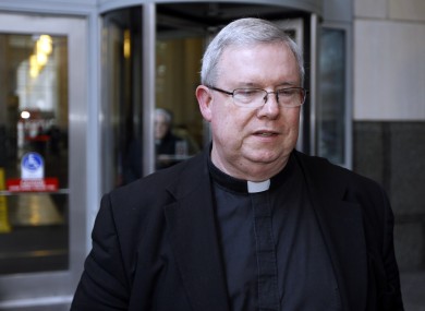 Monsignor William Lynn pictured in March