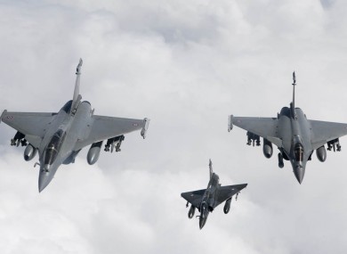 NATO aircraft fly over Libyan skies