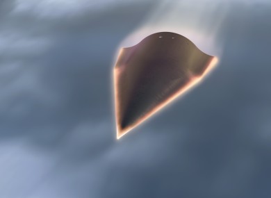 The HTV-2 can withstand temperatures of over 2,000°C when re-entering the atmosphere.
