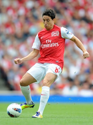 Nasri played in Arsenal's 2-0 defeat to Liverpool at the weekend.