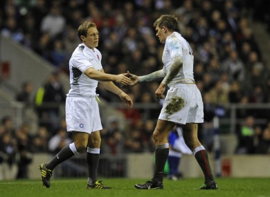 Wilkinson and Flood are competing for a place in the England team.