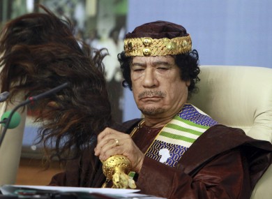 Muammar Gaddafi (File photo)