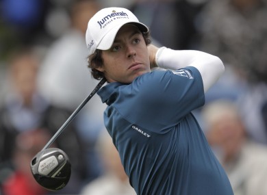 McIlroy had to play 27 holes today to make up for lost time.