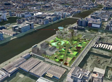 The proposed Trees On The Quays development