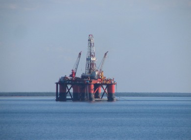 File photo of an oil rig.