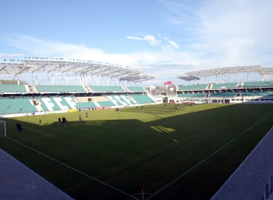 The A Le Coq Arena will be the venue for the first leg of Ireland's play-off.