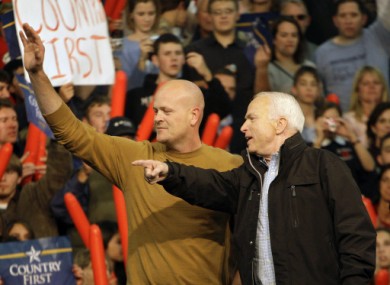Joe the Plumber with John McCain back in 2008.