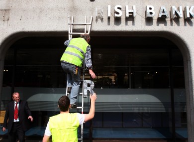 The sign and the bank known as Anglo Irish may be gone but it continues to prove problematic for the government.