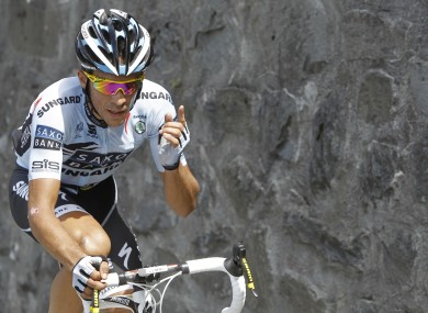 Contador has won the Tour de France on three occasions.