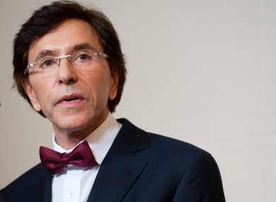 The leader of Belgium's Francophone socialists, Elio Di Rupo.