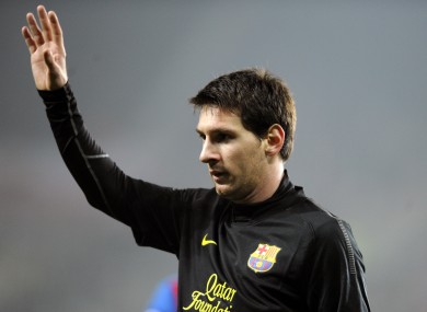 Messi won the FIFA World Player of the Year award in 2009 and 2010.