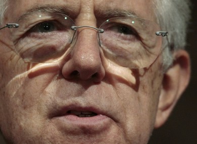 Mario Monti will present his government to the Italian president today - paving the way for him to formally become prime minister.