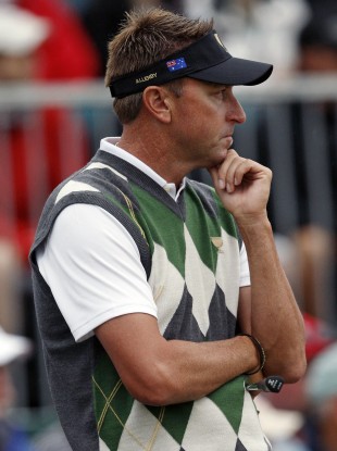 Robert Allenby: not a happy man.