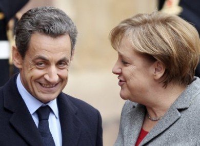 Sarkozy and Merkel meeting in Strasbourg today.