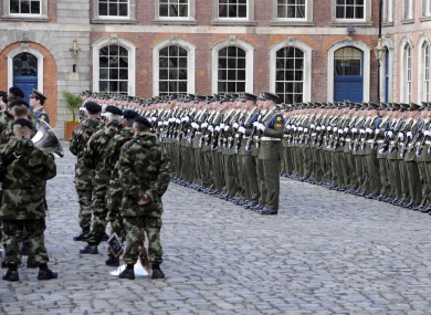 515 military staff, and 25 civilians, are to be relocated as part of plans to close four army barracks.