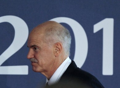 Greek Prime Minister George Papandreou