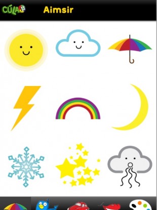 Screenshot of the app