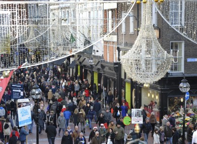 Grafton Street in Dublin today.