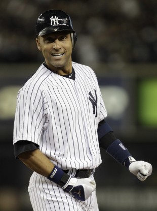 Yankees batsman Derek Jeter.