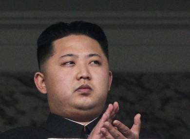 File: October 2010. Kim Jong Un attends a military parade in Pyongyang, North Korea.
