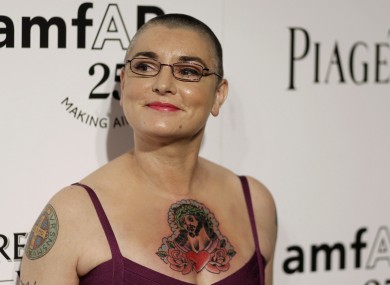 Sinéad O'Connor pictured earlier this year