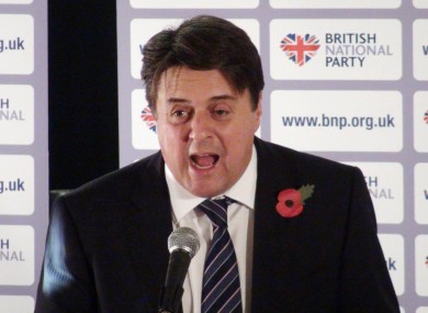 BNP leader Nick Griffin had been due to attend a debate on free speech at University College Cork in the New Year.