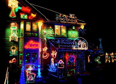 Christmas much? One homeowner in Leicester takes it pretty seriously...