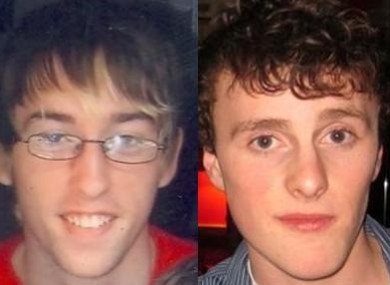 Undated images of Darren Sherlock, left, and Caolan Mulrooney.