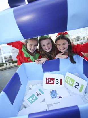 'Elves' deliver UPC's Christmas present to subscribers.