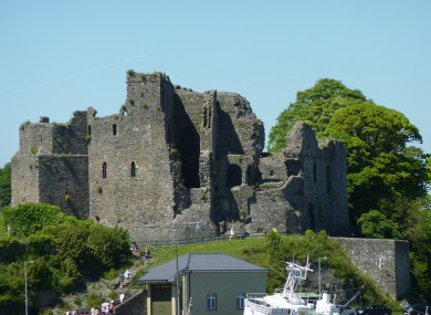 The 12th century St John's Castle which looms over Carlingford