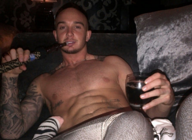 Shisha in one hand, wine glass in the other...