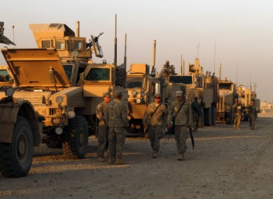 File photo of US soldiers.